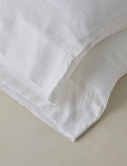 Taies d'oreiller Melia en lin européen® (lot de 2)