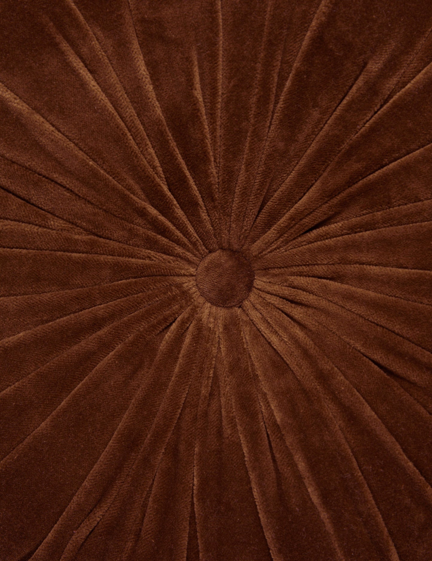 Coussin rond en velours Monroe