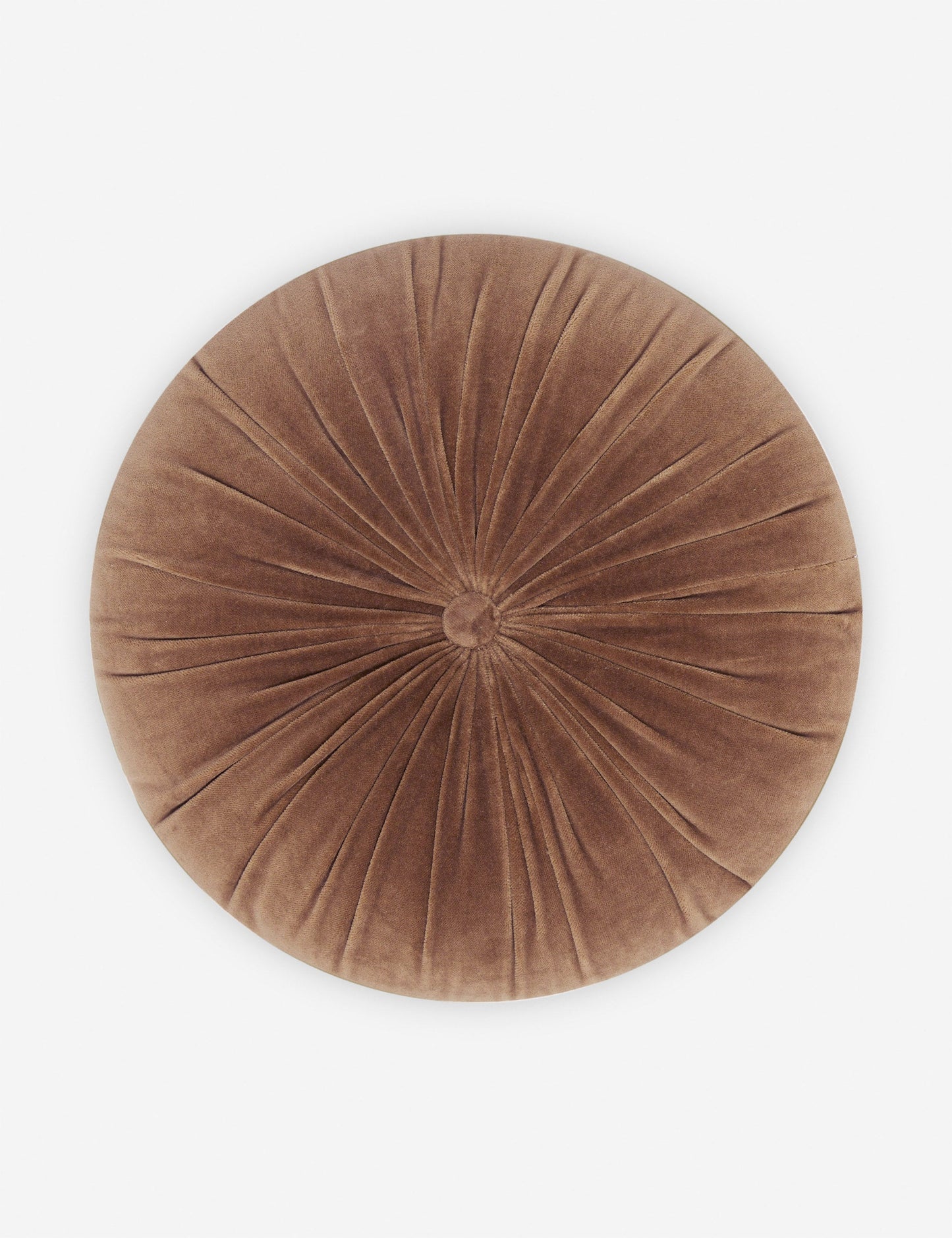 Coussin rond en velours Monroe