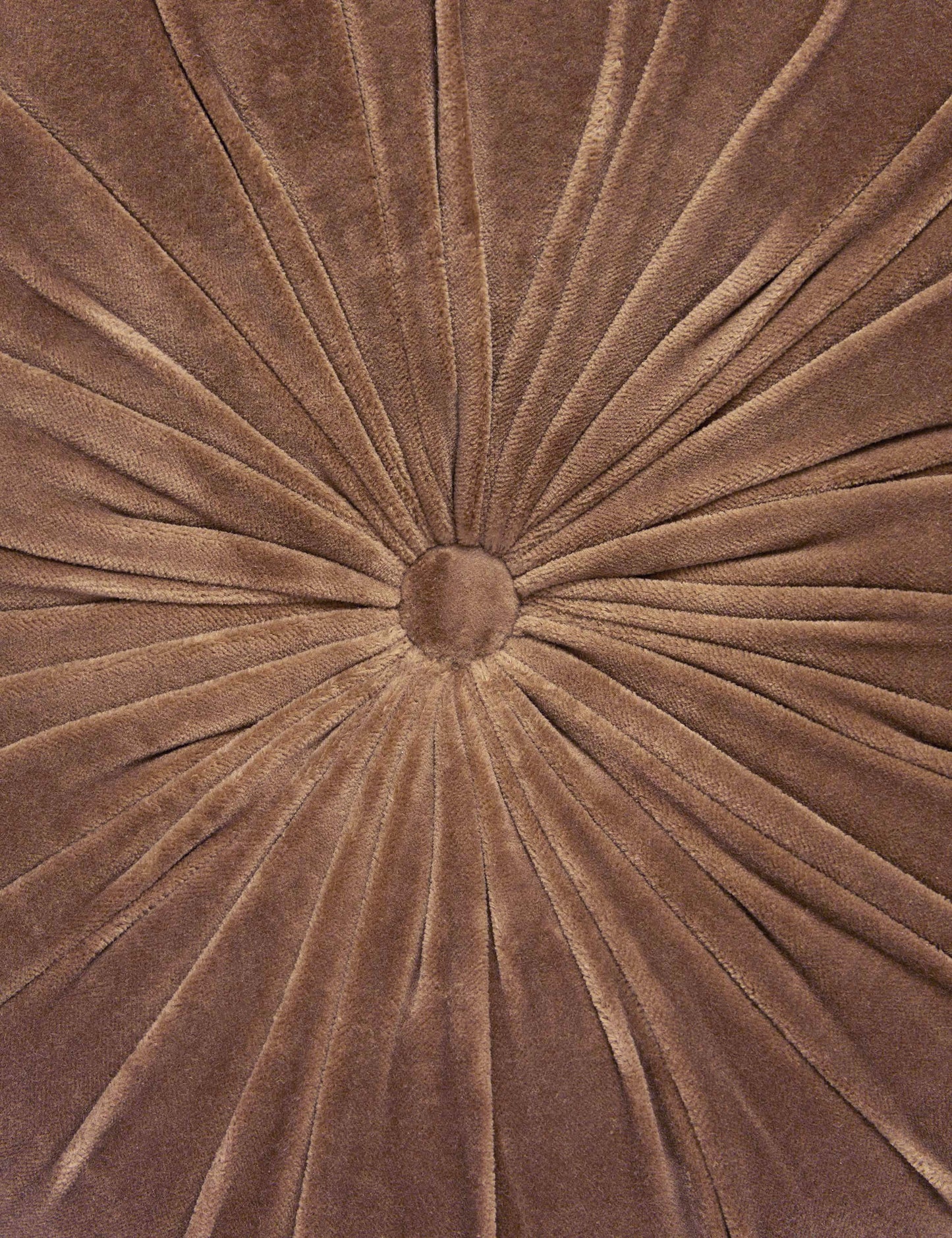 Coussin rond en velours Monroe