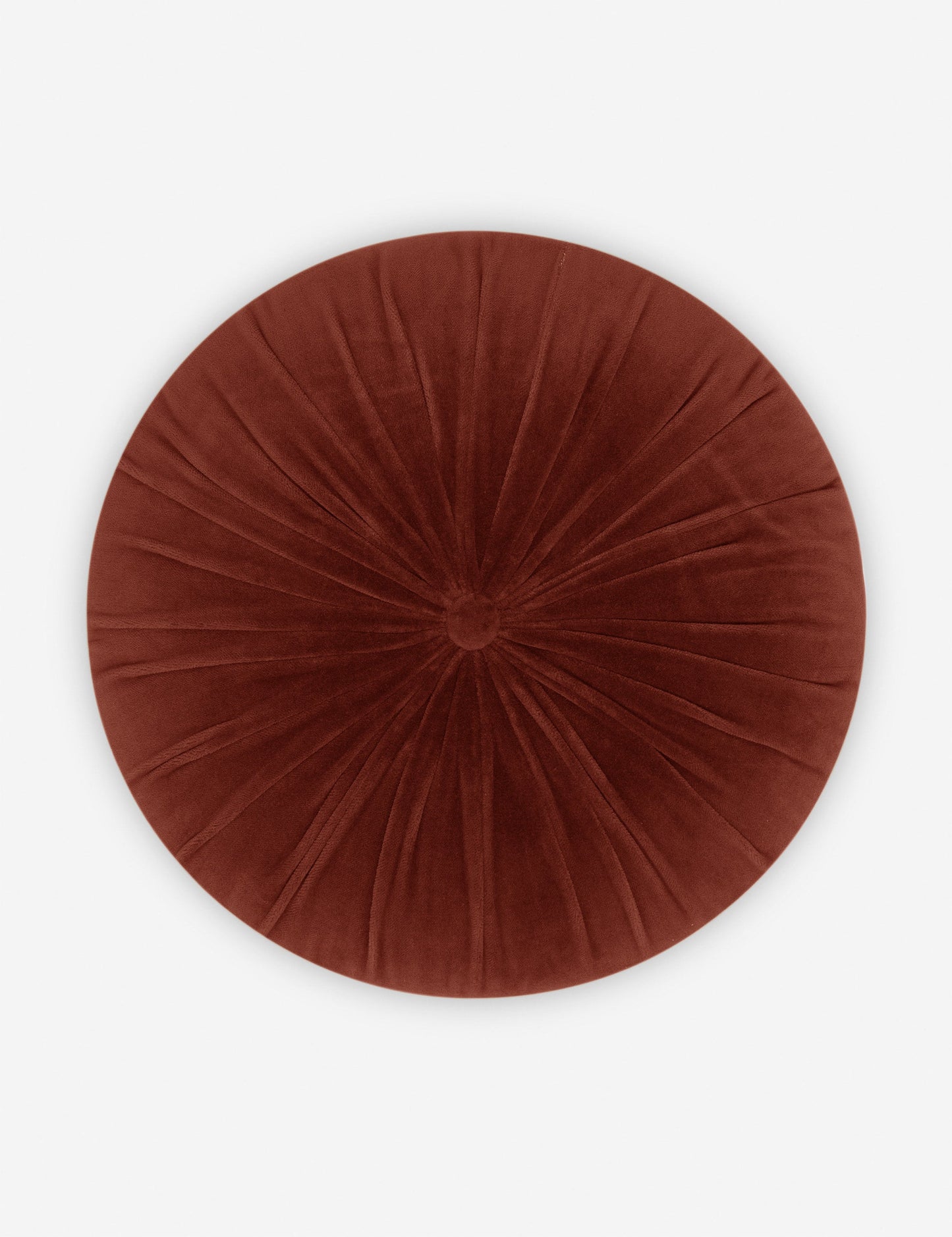 Coussin rond en velours Monroe