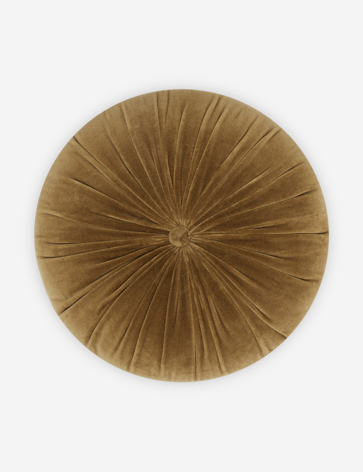 Coussin rond en velours Monroe