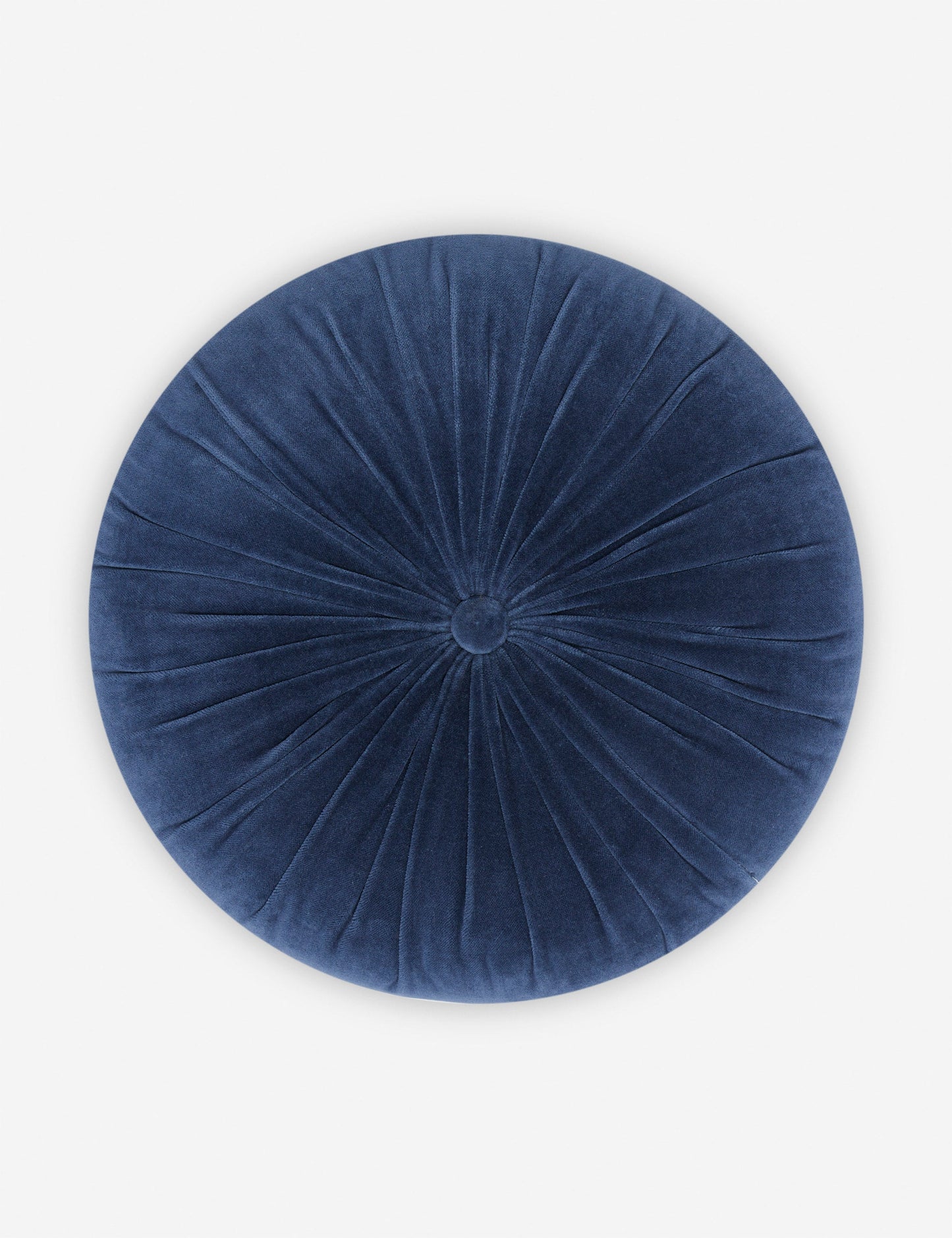 Coussin rond en velours Monroe