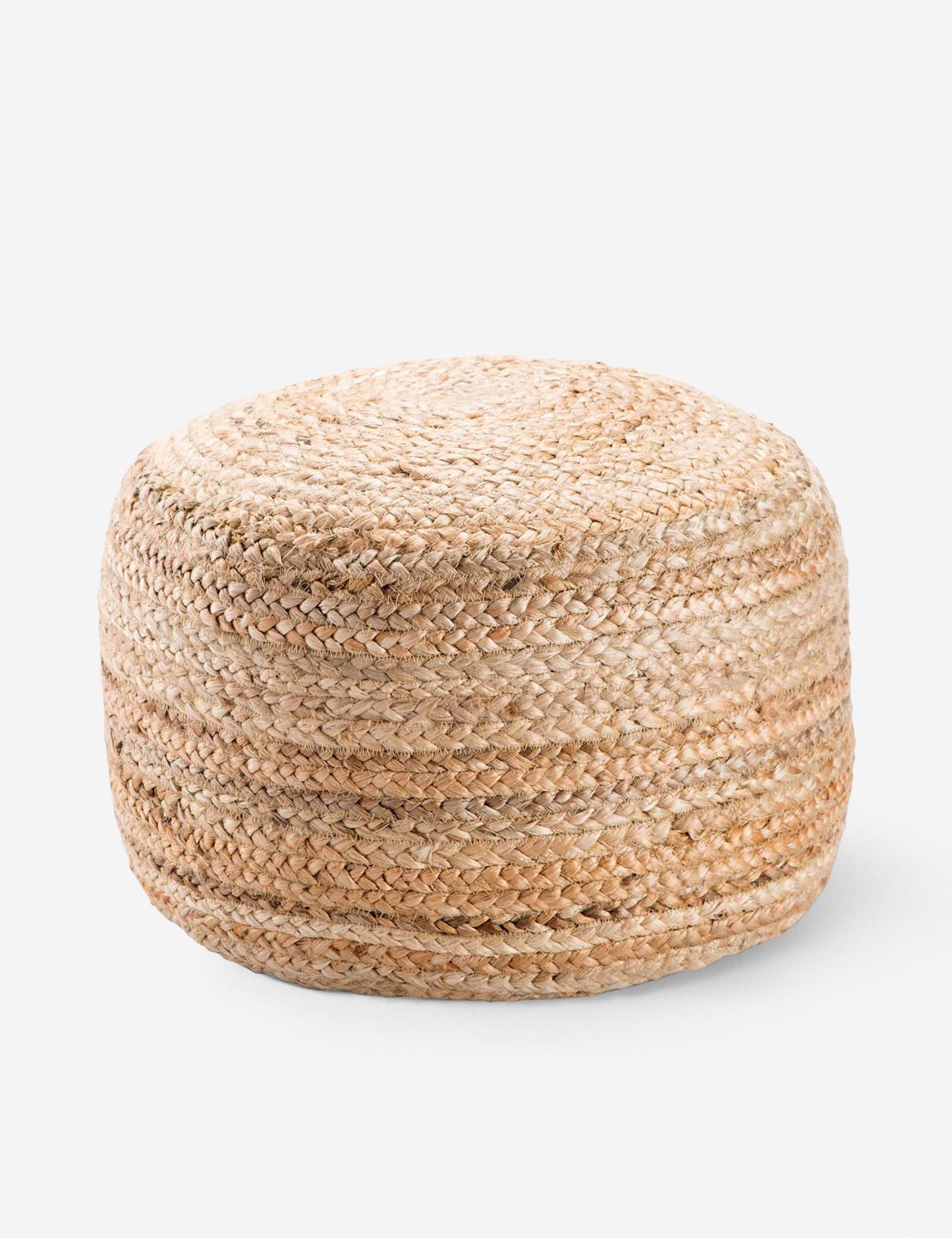 Pouf rond Patan, naturel