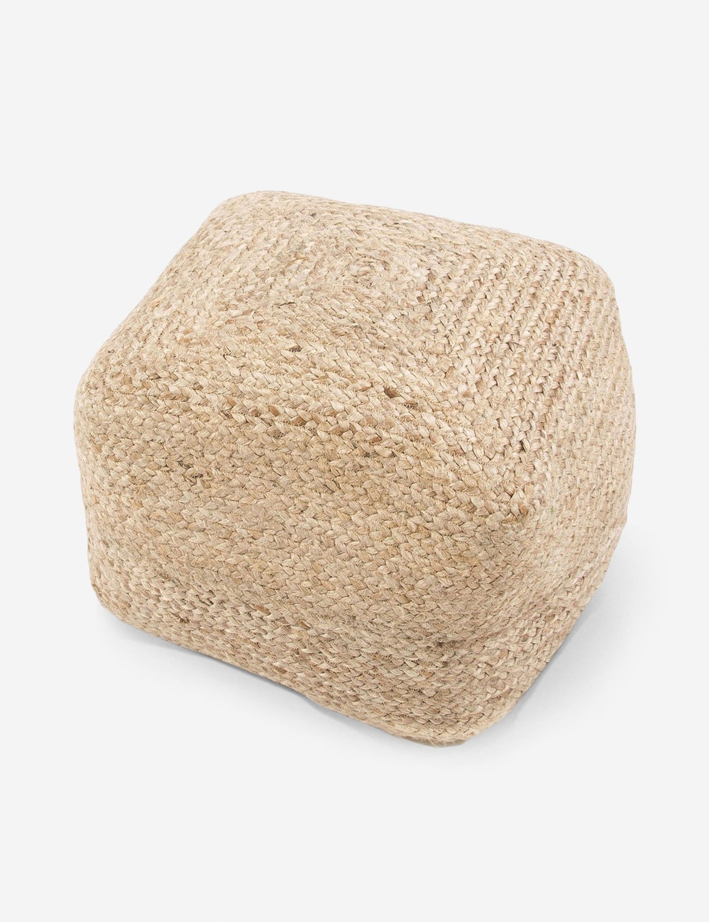 Pouf carré Patan, naturel
