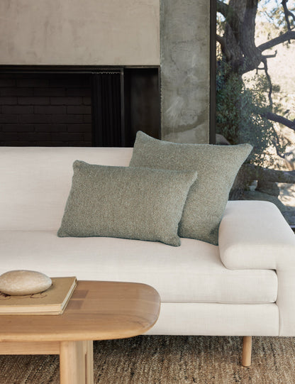 Oreiller en lin bouclé Manon