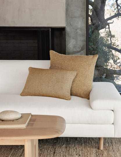 Oreiller en lin bouclé Manon