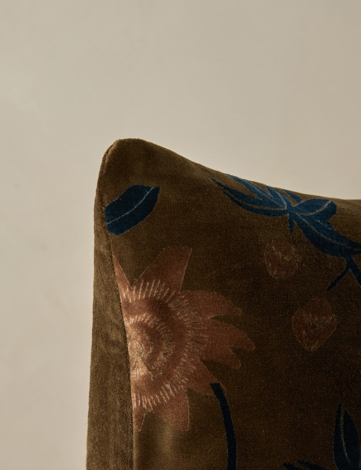 Oreiller en velours Royce