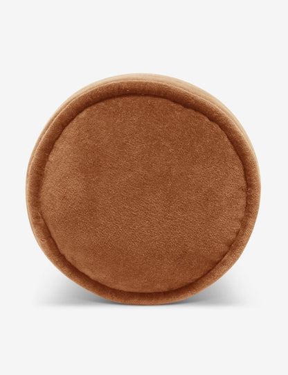 Coussin traversin en velours Sabine