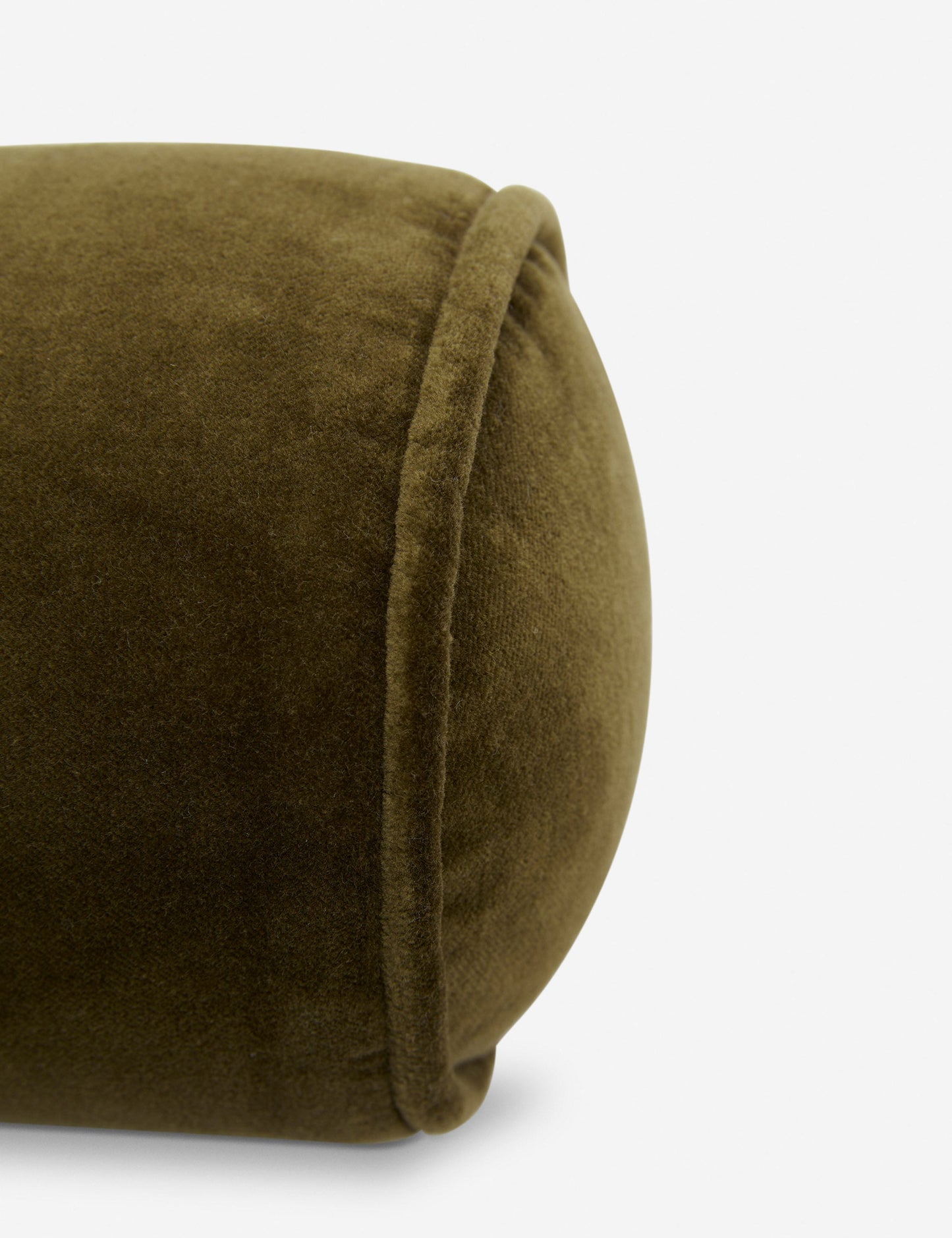 Coussin traversin en velours Sabine