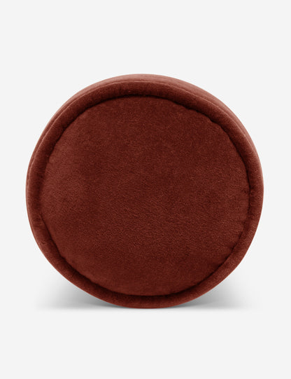 Coussin traversin en velours Sabine