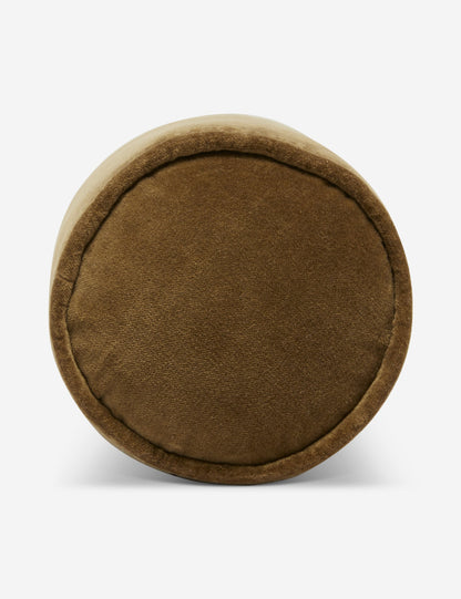 Coussin traversin en velours Sabine