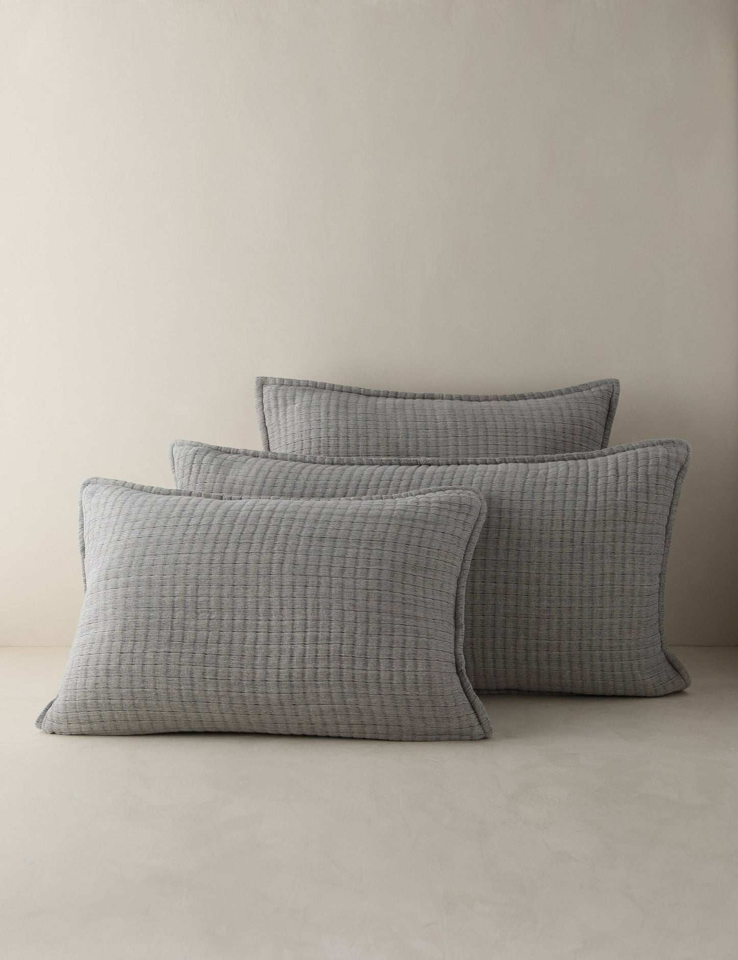 Taie d'oreiller matelassée en coton Somerset