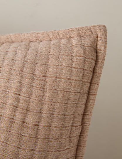 Taie d'oreiller matelassée en coton Somerset