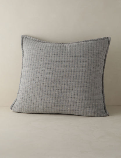 Taie d'oreiller matelassée en coton Somerset