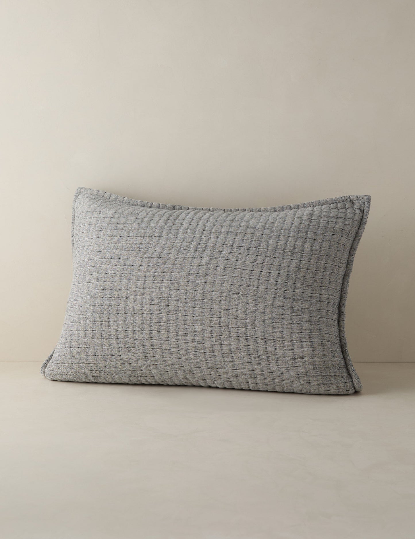 Taie d'oreiller matelassée en coton Somerset