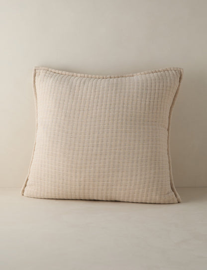 Taie d'oreiller matelassée en coton Somerset