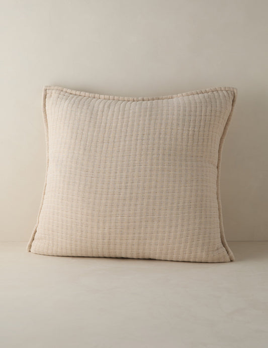 Taie d'oreiller matelassée en coton Somerset