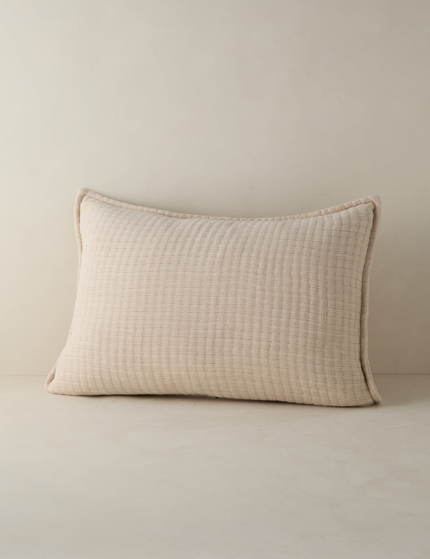 Taie d'oreiller matelassée en coton Somerset