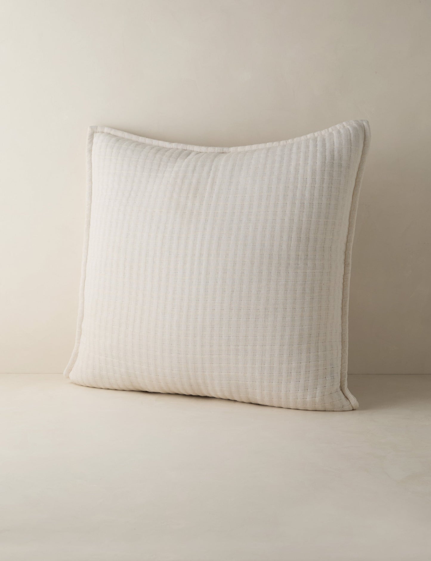 Taie d'oreiller matelassée en coton Somerset