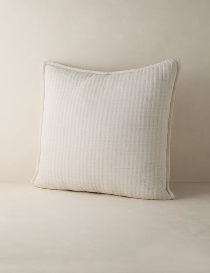 Taie d'oreiller matelassée en coton Somerset