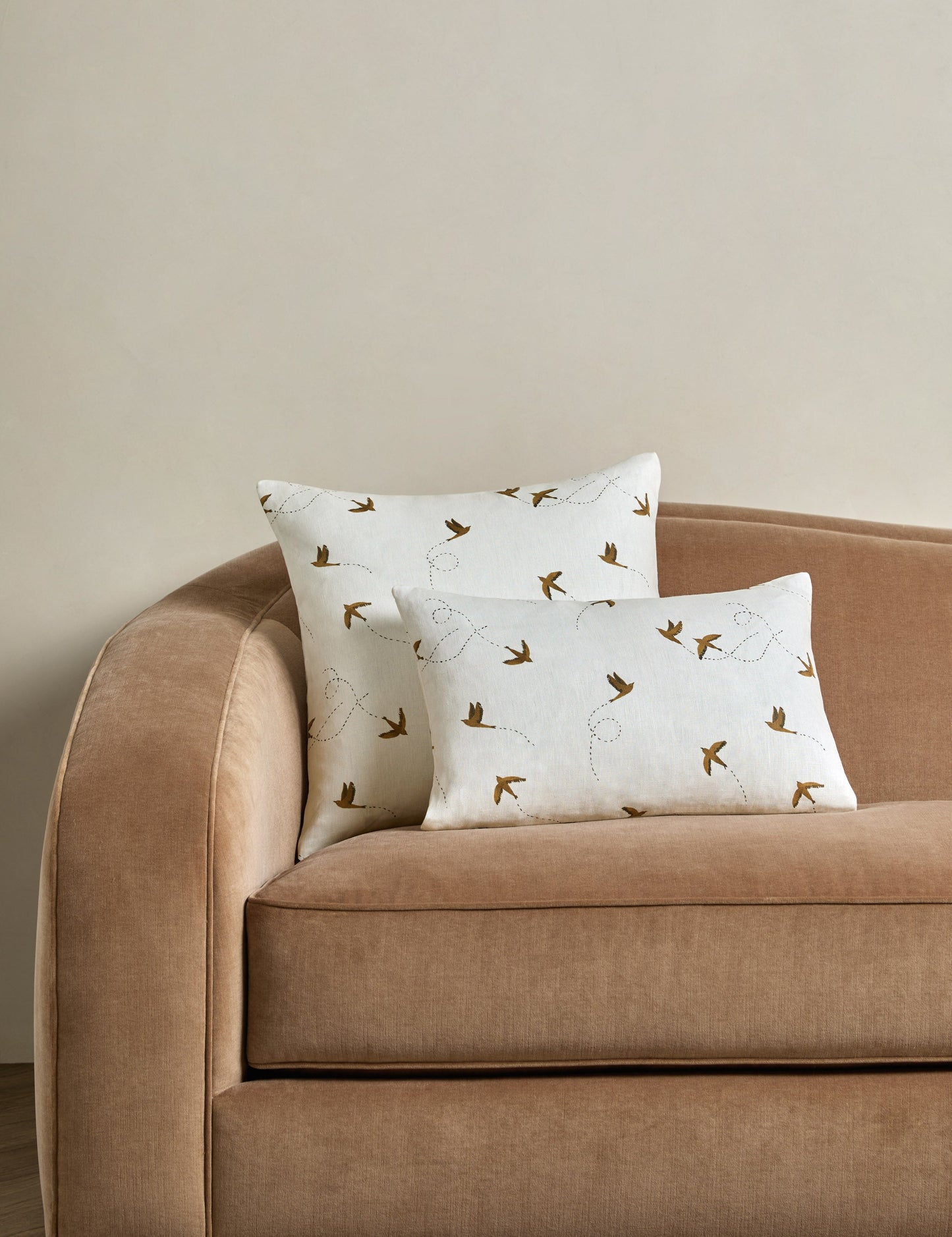 Coussin en lin Sparrow de Rylee + Cru