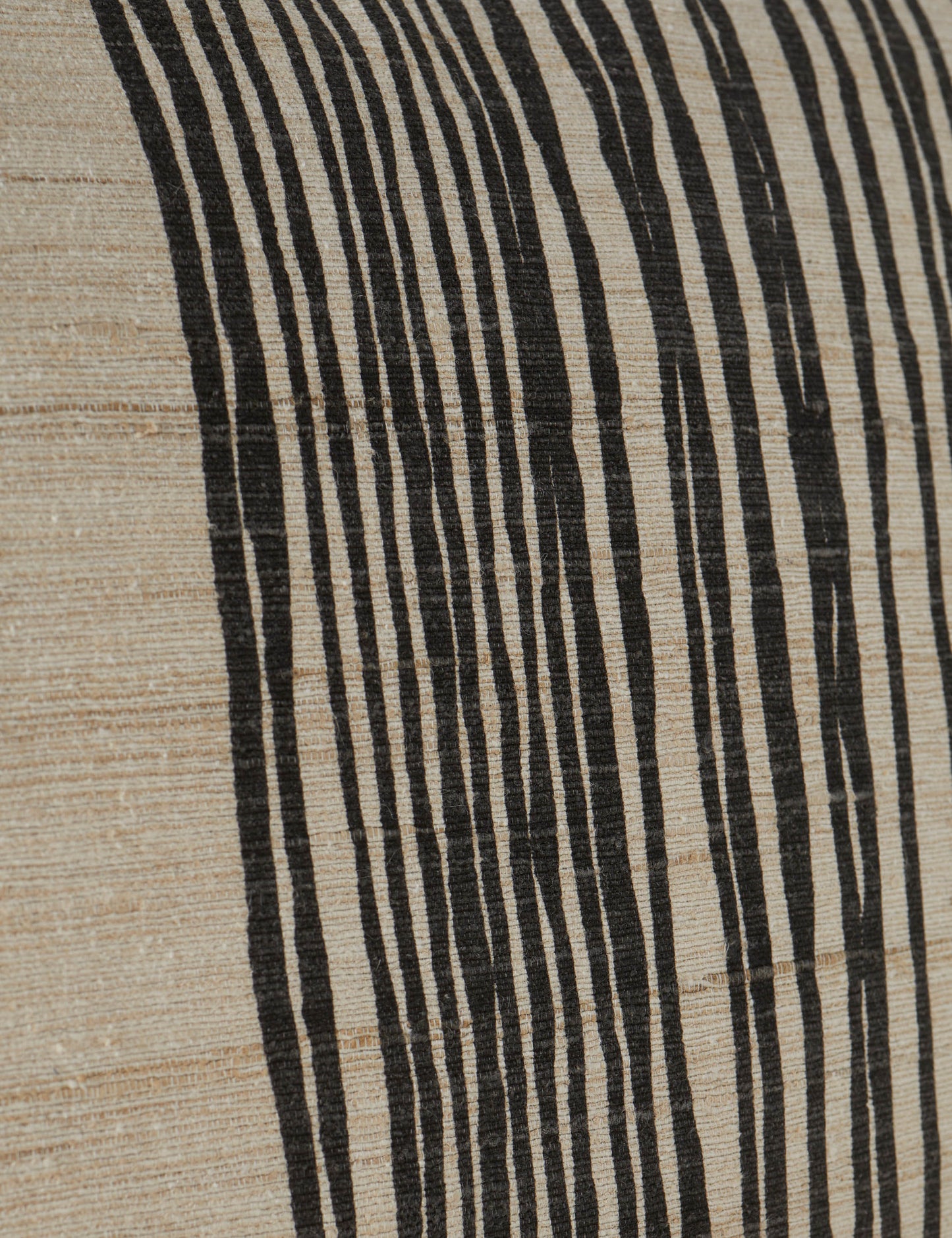 Oreiller en soie strié par Élan Byrd