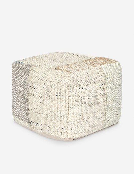 Pouf carré en timbre