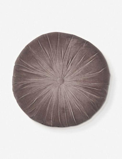 Coussin rond en velours Monroe