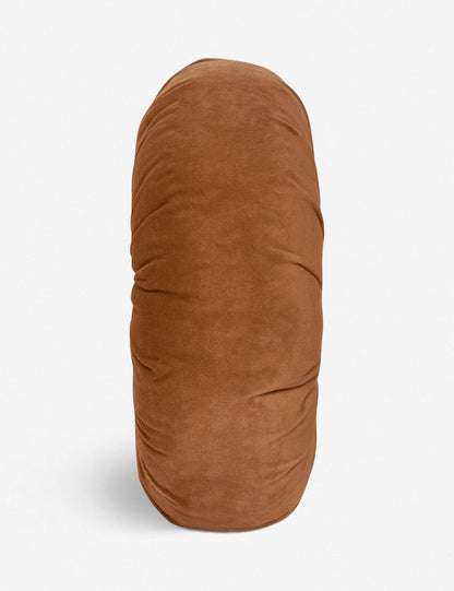 Coussin rond en velours Monroe