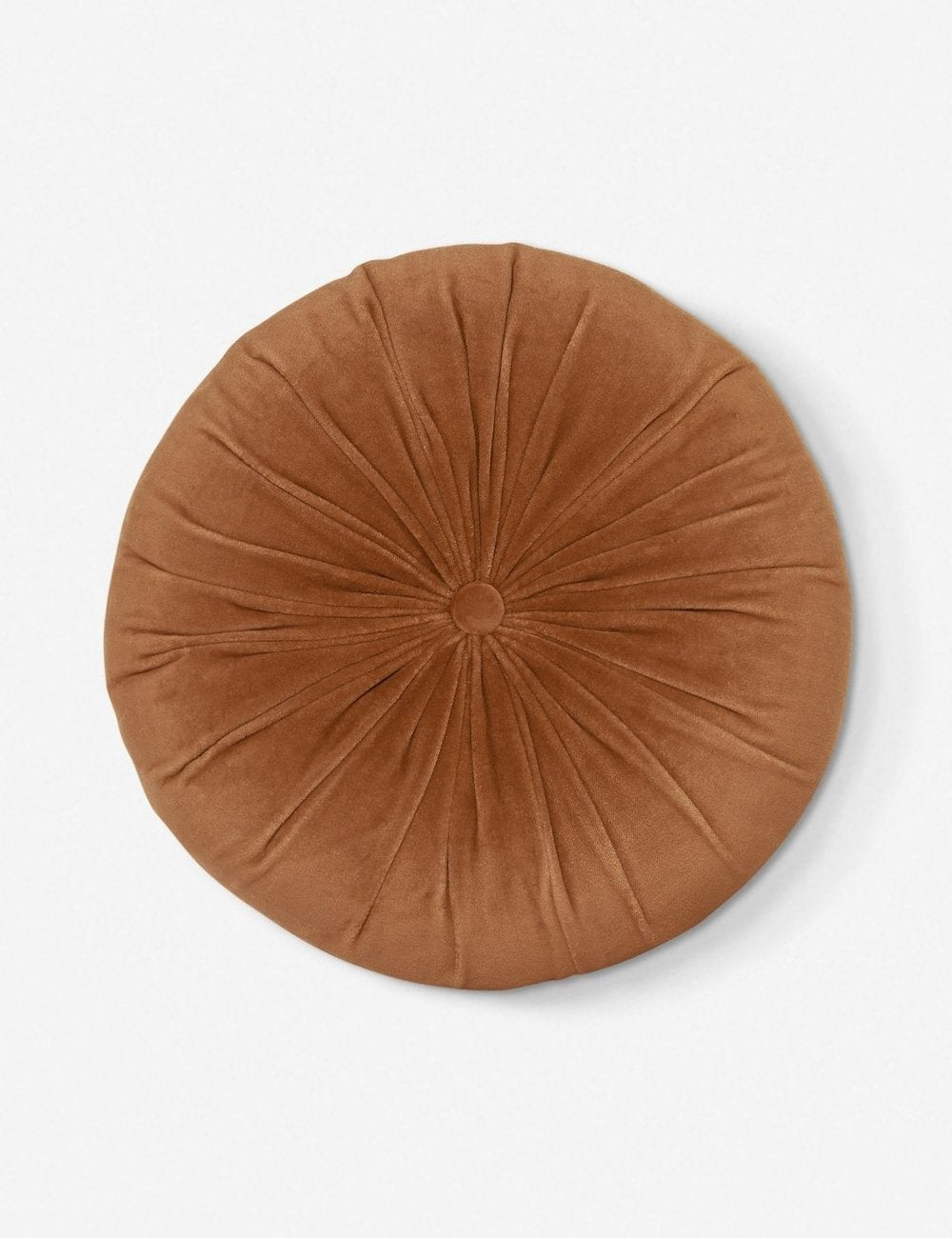 Coussin rond en velours Monroe
