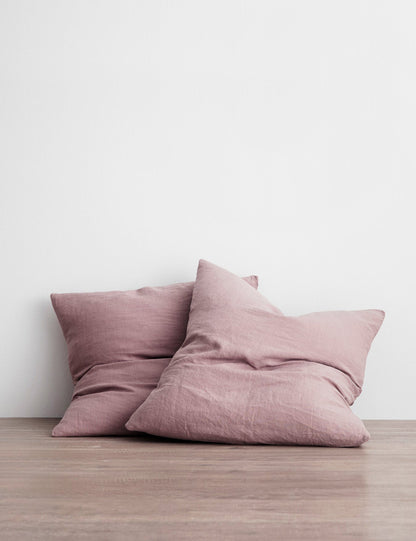 Taies d'oreiller en lin européen (lot de 2) de Cultiver