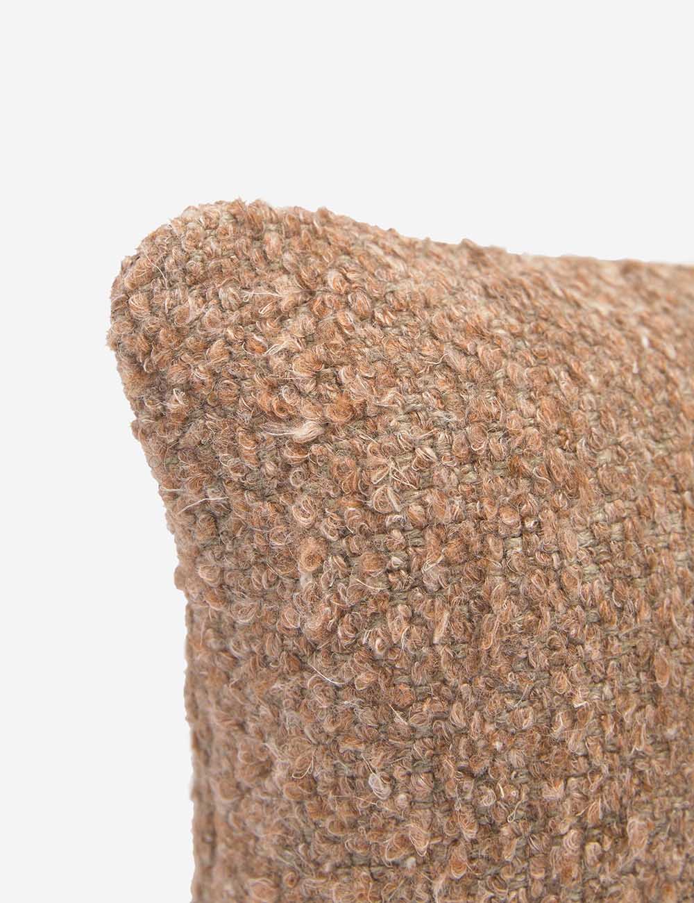 Oreiller en lin bouclé Manon