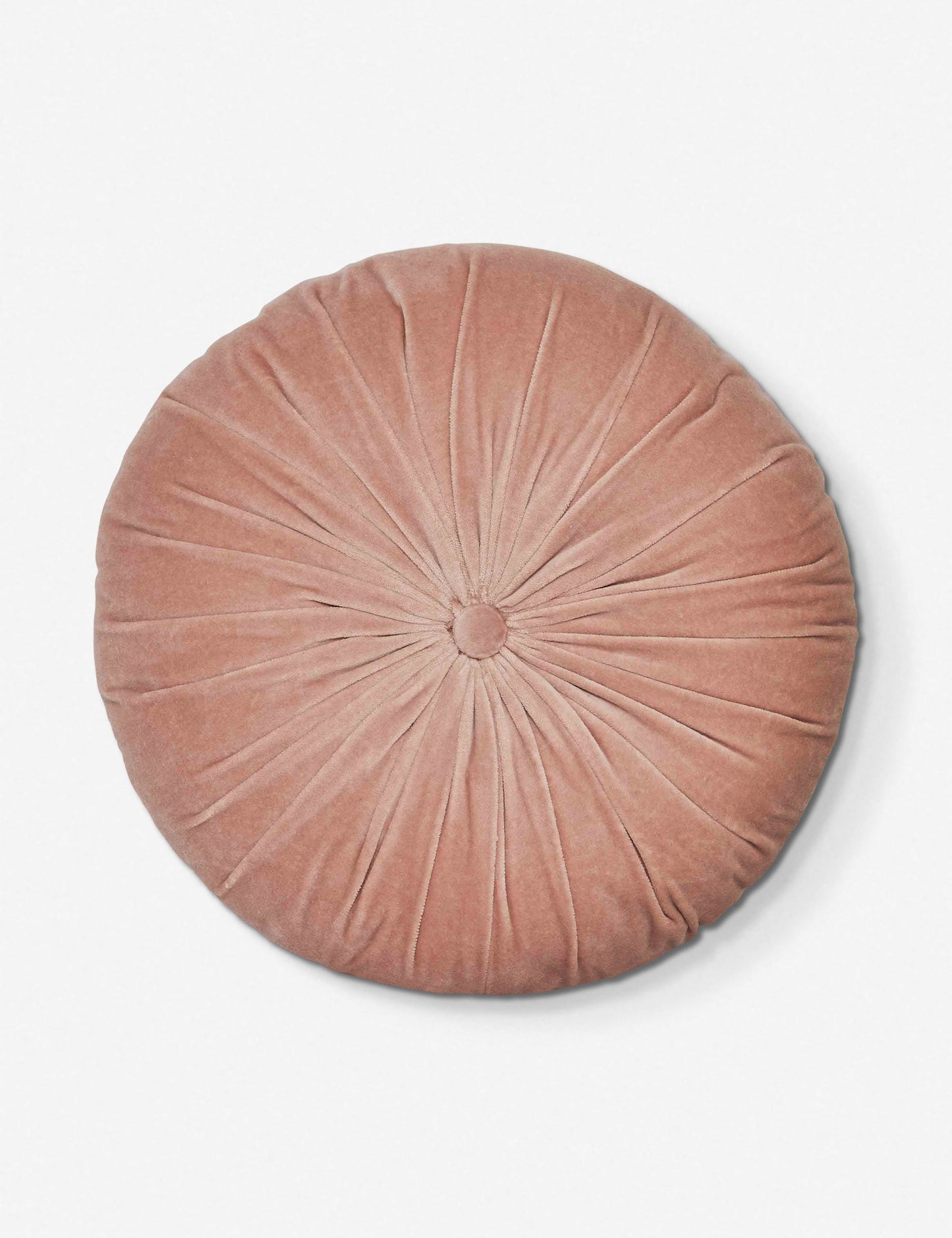 Coussin rond en velours Monroe