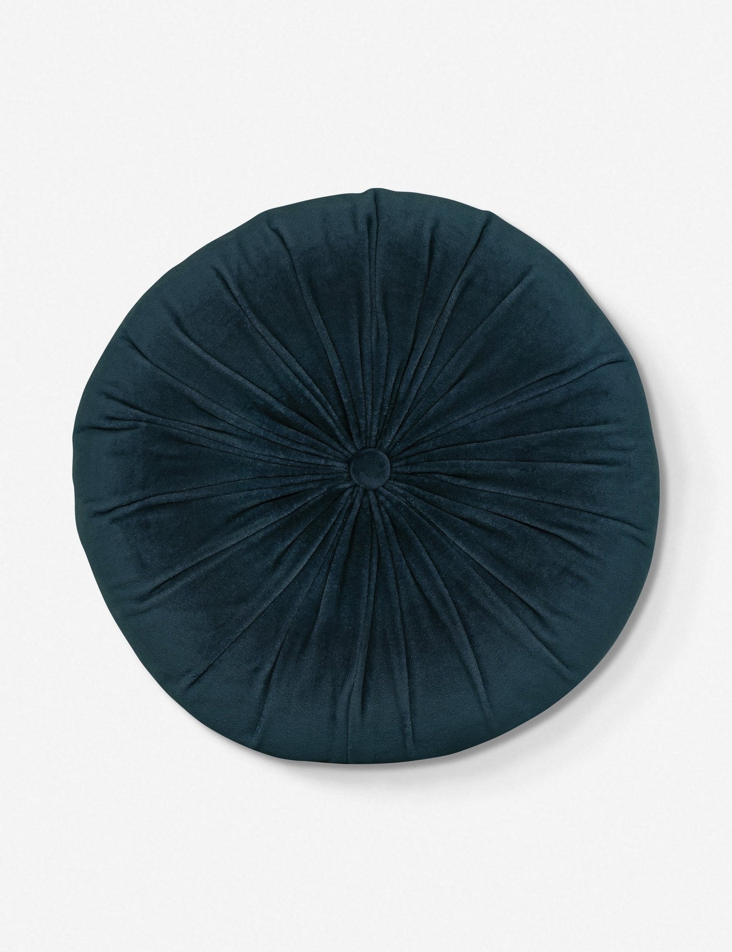 Coussin rond en velours Monroe
