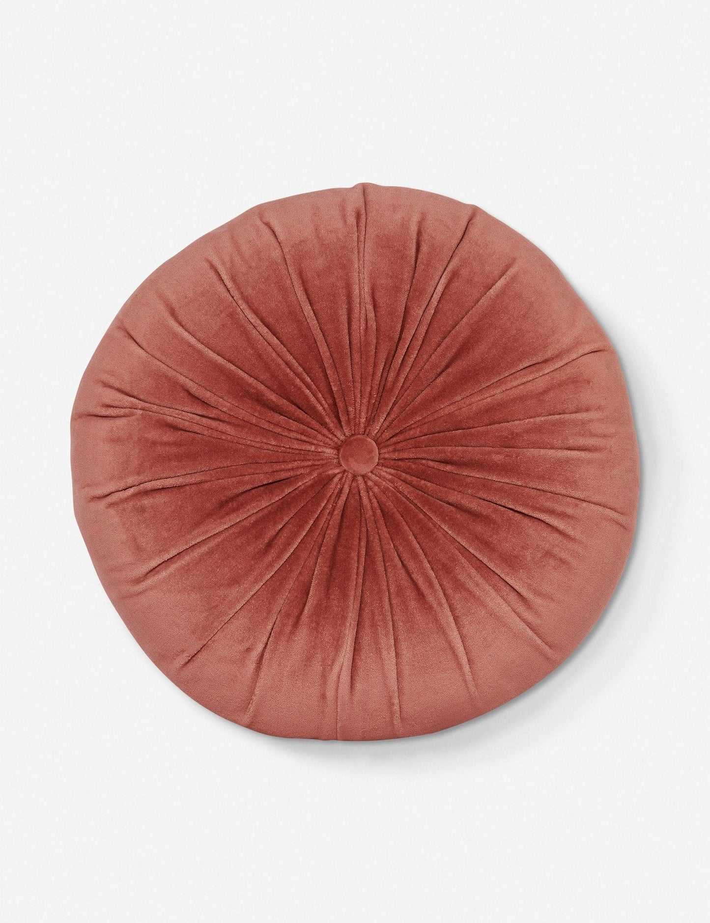 Coussin rond en velours Monroe