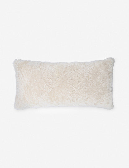 Coussin lombaire en peau de mouton Samaire