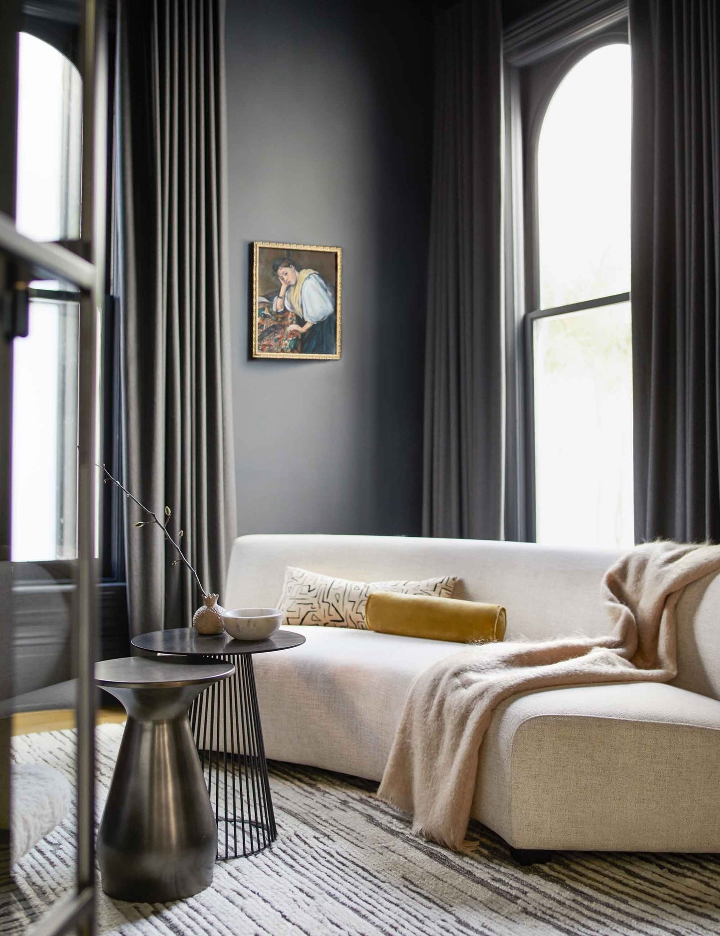 Couverture Aimee en mohair